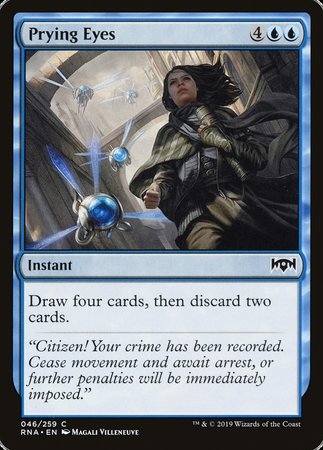 Prying Eyes [Ravnica Allegiance] | Mega City Incorporated