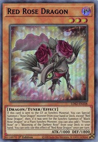 Red Rose Dragon (Blue) [LDS2-EN108] Ultra Rare | Mega City Incorporated