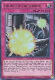 Induced Explosion [MVP1-EN009] Ultra Rare | Mega City Incorporated