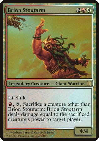 Brion Stoutarm (Commander's Arsenal) [Commander's Arsenal Oversized] | Mega City Incorporated