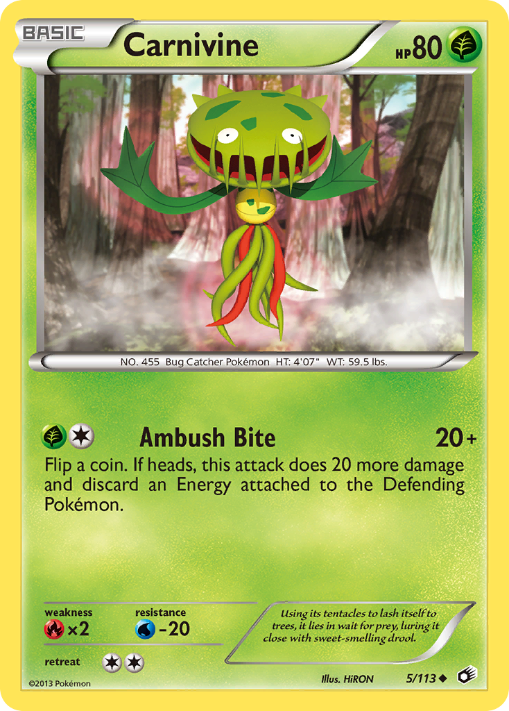 Carnivine (5/113) [Black & White: Legendary Treasures] | Mega City Incorporated