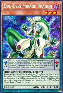 Odd-Eyes Mirage Dragon [DRL3-EN001] Secret Rare | Mega City Incorporated