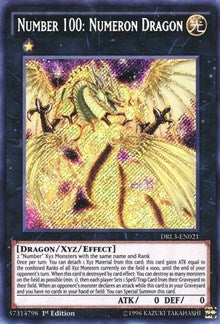 Number 100: Numeron Dragon [DRL3-EN021] Secret Rare | Mega City Incorporated