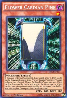 Flower Cardian Pine [DRL3-EN031] Secret Rare | Mega City Incorporated