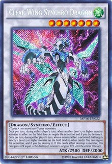 Clear Wing Synchro Dragon [MP16-EN022] Secret Rare | Mega City Incorporated