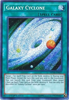 Galaxy Cyclone [MP16-EN027] Secret Rare | Mega City Incorporated