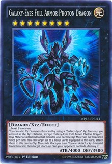 Galaxy-Eyes Full Armor Photon Dragon [MP16-EN044] Super Rare | Mega City Incorporated