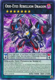 Odd-Eyes Rebellion Dragon [MP16-EN078] Secret Rare | Mega City Incorporated