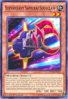 Superheavy Samurai Soulclaw [MP16-EN112] Common | Mega City Incorporated