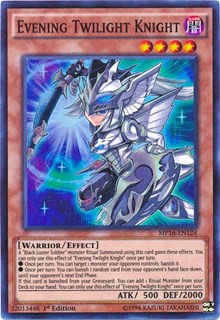 Evening Twilight Knight [MP16-EN124] Super Rare | Mega City Incorporated