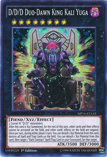 D/D/D Duo-Dawn King Kali Yuga [MP16-EN143] Super Rare | Mega City Incorporated