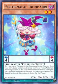 Performapal Trump Girl [MP16-EN178] Common | Mega City Incorporated