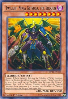 Twilight Ninja Getsuga, the Shogun [MP16-EN188] Rare | Mega City Incorporated