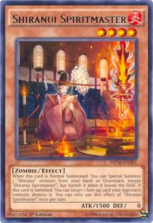 Shiranui Spiritmaster [MP16-EN201] Rare | Mega City Incorporated