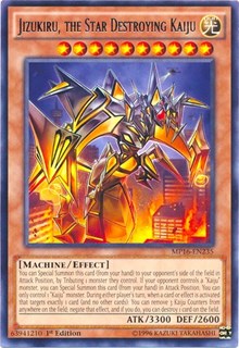 Jizukiru, the Star Destroying Kaiju [MP16-EN235] Rare | Mega City Incorporated