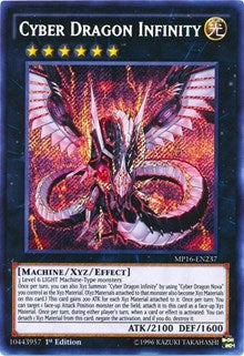 Cyber Dragon Infinity [MP16-EN237] Secret Rare | Mega City Incorporated