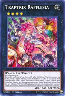 Traptrix Rafflesia [MP16-EN239] Secret Rare | Mega City Incorporated