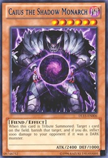 Caius the Shadow Monarch (Blue) [DL15-EN006] Rare | Mega City Incorporated