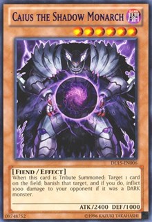 Caius the Shadow Monarch (Purple) [DL15-EN006] Rare | Mega City Incorporated