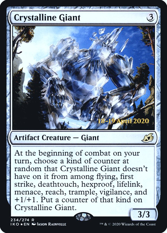 Crystalline Giant  [Ikoria: Lair of Behemoths Prerelease Promos] | Mega City Incorporated