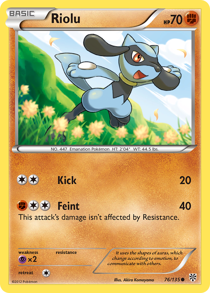 Riolu (76/135) [Black & White: Plasma Storm] | Mega City Incorporated