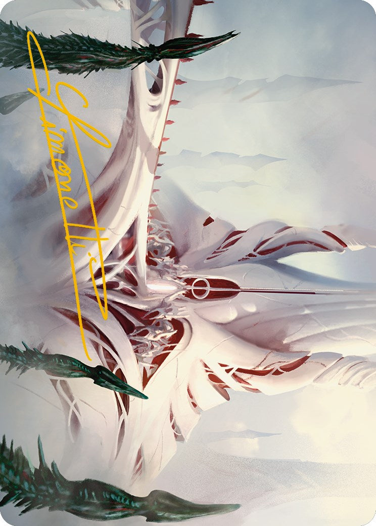 The Fair Basilica Art Card (Gold-Stamped Signature) [Phyrexia: All Will Be One Art Series] | Mega City Incorporated