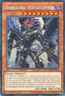 Darklord Tezcatlipoca [DESO-EN031] Secret Rare | Mega City Incorporated