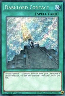 Darklord Contact [DESO-EN035] Secret Rare | Mega City Incorporated