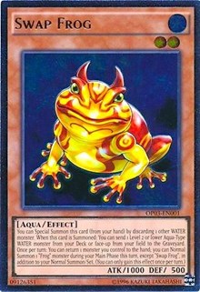 Swap Frog [OP03-EN001] Ultimate Rare | Mega City Incorporated