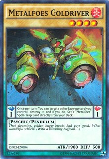 Metalfoes Goldriver [OP03-EN004] Super Rare | Mega City Incorporated