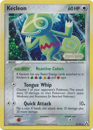 Kecleon (37/92) (Stamped) [EX: Legend Maker] | Mega City Incorporated