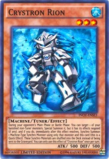 Crystron Rion [INOV-ENSE3] Super Rare | Mega City Incorporated