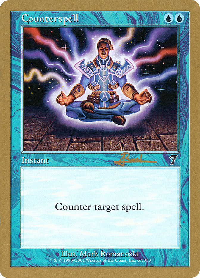 Counterspell (Antoine Ruel) (7ED) [World Championship Decks 2001] | Mega City Incorporated