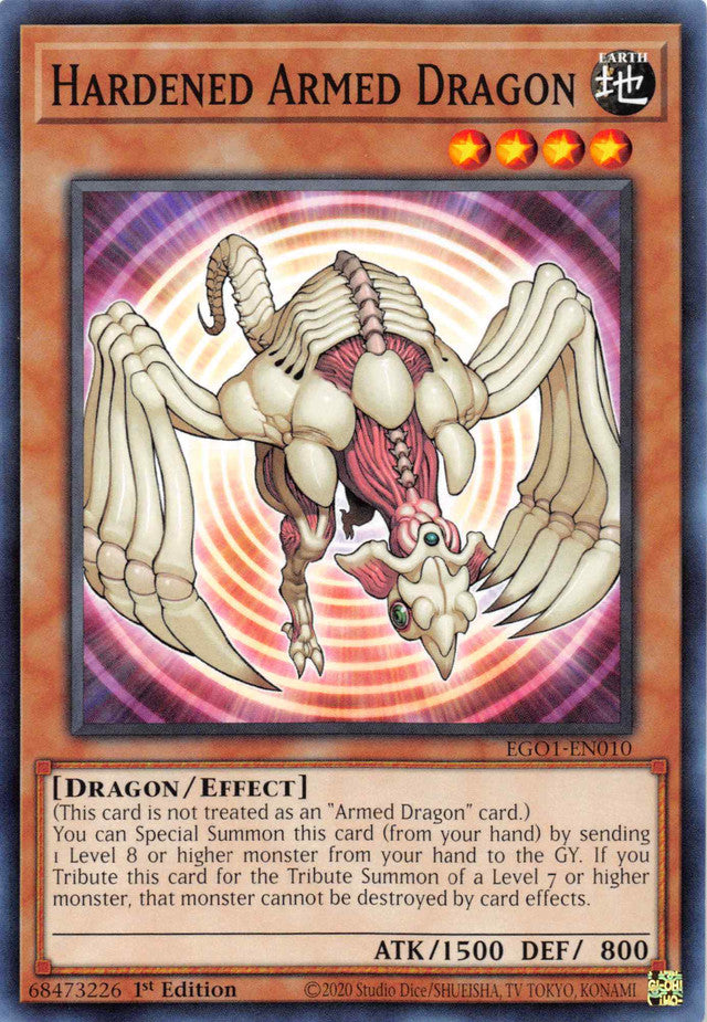 Hardened Armed Dragon [EGO1-EN010] Common | Mega City Incorporated