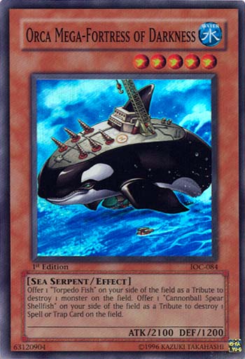 Orca Mega-Fortress of Darkness [IOC-084] Super Rare | Mega City Incorporated