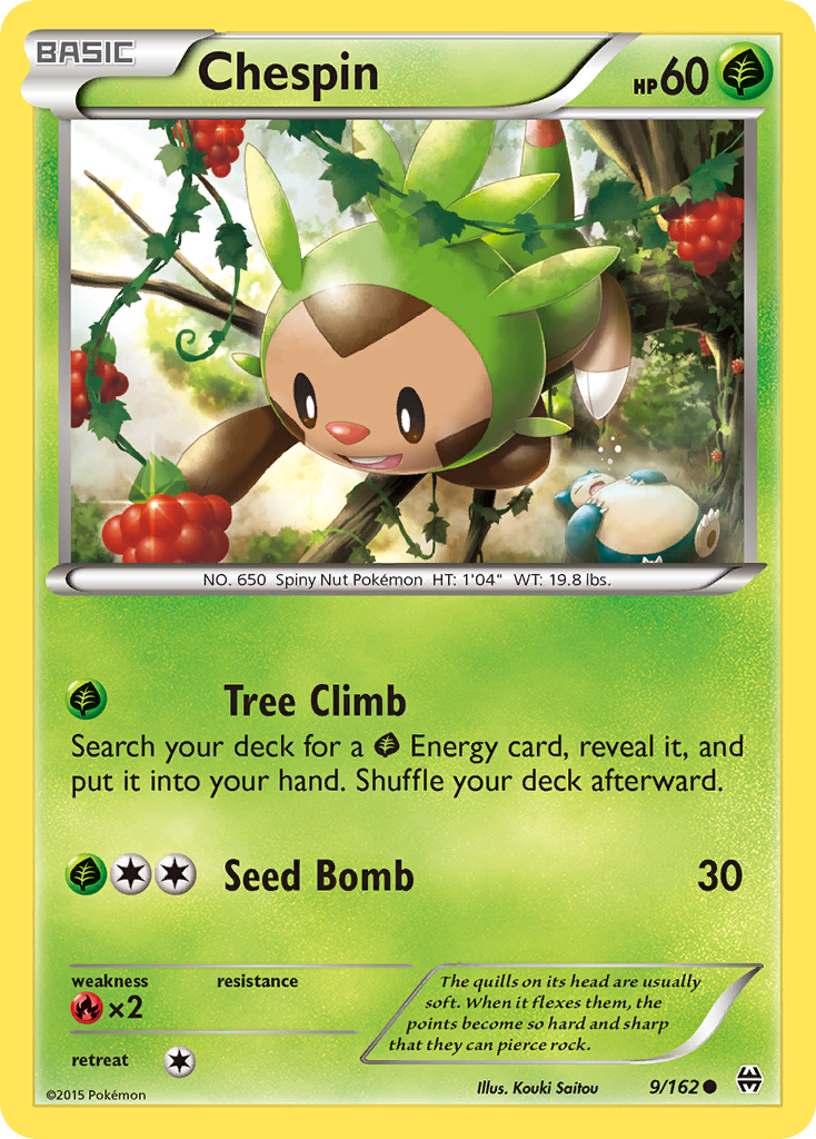 Chespin (9/162) [XY: BREAKthrough] | Mega City Incorporated