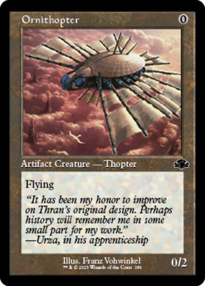 Ornithopter (Retro) [Dominaria Remastered] | Mega City Incorporated