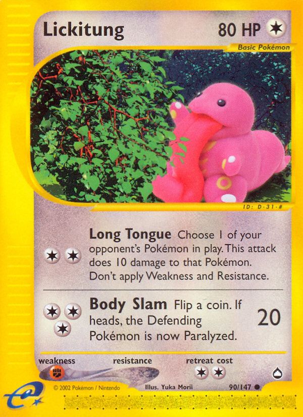 Lickitung (90/147) [Aquapolis] | Mega City Incorporated