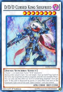 D/D/D Cursed King Siegfried [SDPD-EN042] Super Rare | Mega City Incorporated