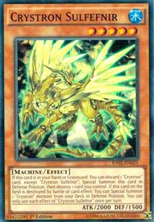 Crystron Sulfefnir [RATE-EN021] Super Rare | Mega City Incorporated