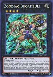 Zoodiac Broadbull [RATE-EN051] Secret Rare | Mega City Incorporated