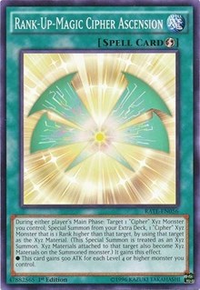 Rank-Up-Magic Cipher Ascension [RATE-EN056] Common | Mega City Incorporated