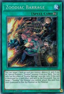 Zoodiac Barrage [RATE-EN059] Secret Rare | Mega City Incorporated