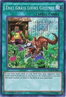 That Grass Looks Greener [RATE-EN066] Secret Rare | Mega City Incorporated