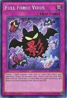 Full Force Virus [RATE-EN078] Secret Rare | Mega City Incorporated