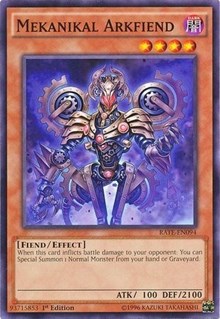 Mekanikal Arkfiend [RATE-EN094] Common | Mega City Incorporated