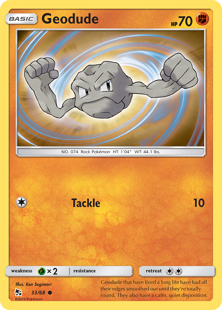 Geodude (33/68) [Sun & Moon: Hidden Fates] | Mega City Incorporated