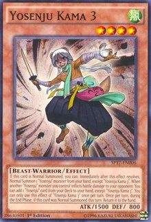 Yosenju Kama 3 (Starfoil) [SP17-EN006] Starfoil Rare | Mega City Incorporated