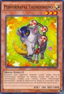 Performapal Thunderhino (Starfoil) [SP17-EN016] Starfoil Rare | Mega City Incorporated