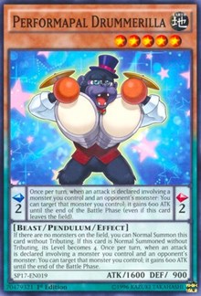 Performapal Drummerilla (Starfoil) [SP17-EN019] Starfoil Rare | Mega City Incorporated